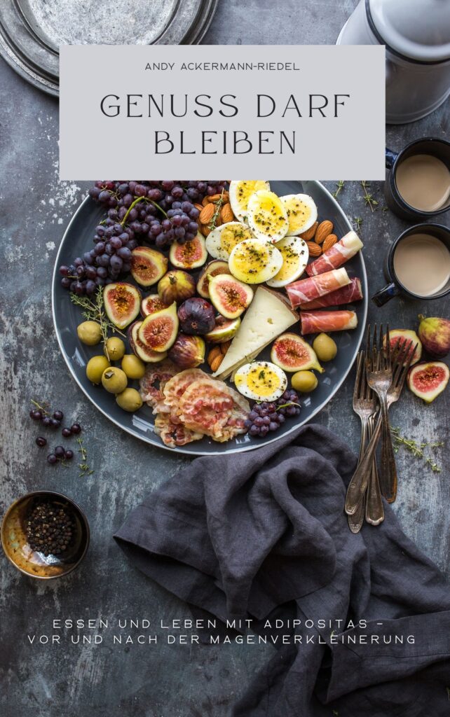 Buchcover „Genuss darf bleiben“ von Andy Ackermann-Riedel