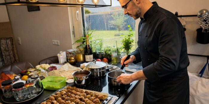 Proteinreicher Kochkurs Zwickau, Probekochen mit Andy Ackermann-Riedel
